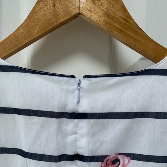 NEW B06 Sunny Fashion floral roses and stripes Girl's Dress - Picture 7 of 10